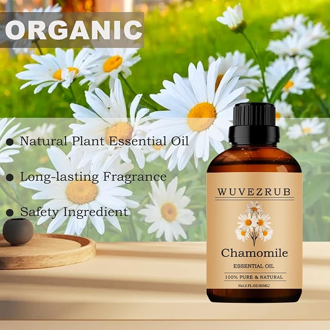 Chamomile Essential Oil -, 60ML Pure and Natural - Image 4