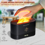 Flame Essential Oil Diffuser, Upgrade 7 Colour Lights Aromatherapy Diffuser - Image 2