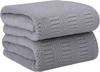 JML Bath Towels Set of 2, Large Microfier Body Towel by JML