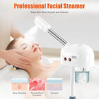 Professional Stand Facial Steamer w/Hot Mist – Adjustable Height, 360° Nozzle & - Image 2
