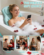 Full Body Bath Pillow for Bathtub, 5D Thick Tub Pillow for Bathtub - Image 8