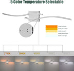 Espird 23inch Led Bathroom Vanity Light Bar, Brushed Nickel 5CCT Dimmable - Image 2