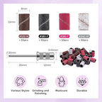 MelodySusie Nail Drill Bits, Nail Gel Polish Remover Tool - Image 6