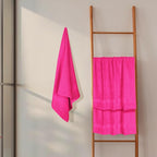 GLAMBURG Premium Cotton 4 Pack Bath Towel Set - Image 4