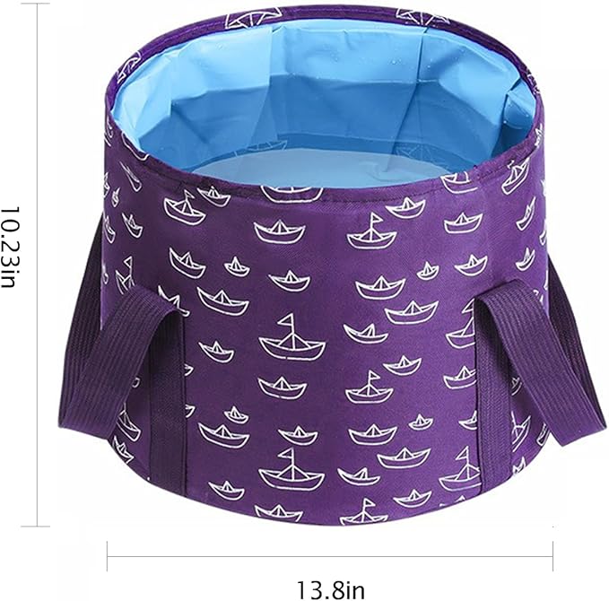 Collapsible Bucket for Soaking Feet, Foot Soaking Bath Basin Portable, Foot Spa - Image 2