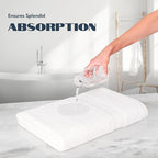 White Classic Luxury Bath Towels Set of 4 Large - Image 4