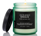 M&SENSE Oceanic Breeze Home Scented Candles, 7.05oz Natural Soy Wax, 50-Hour by MSENSE