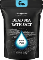 Aromasong Dead Sea Salt Bath Soak 6 Lbs. Bulk Pack – 100% Natural Dead Sea Salts by Aromasong