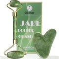 Guasha Tool for Face & Jade Roller for Face, Gua Sha Facial Tools for Reduce by Unknown