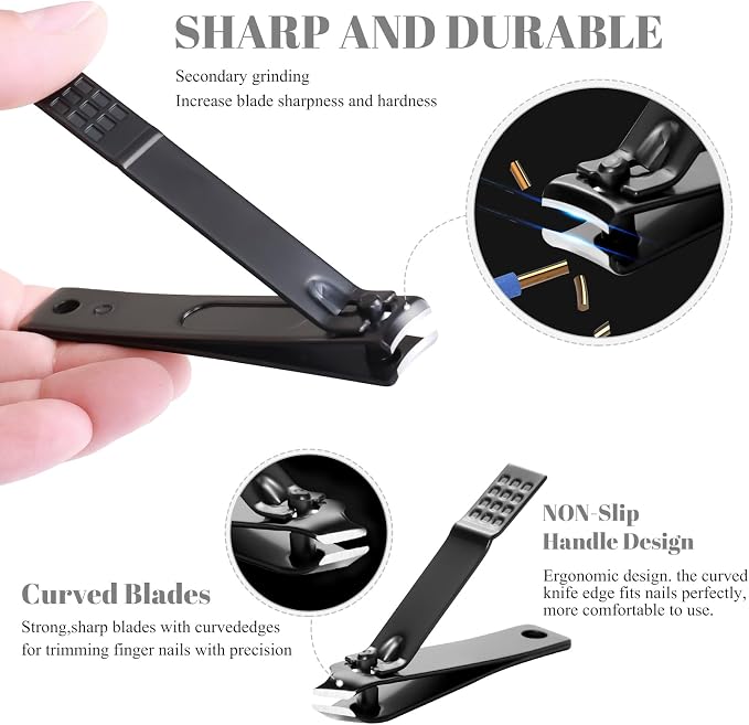 Nail Clippers Sets High Precisio Stainless Steel Nail Cutter Pedicure Kit Nail - Image 3