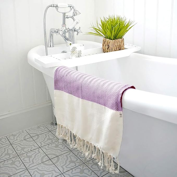Bazaar Anatolia Turkish Beach Towel 100% Cotton Bath Towels 71x39 Quick Dry - Image 7