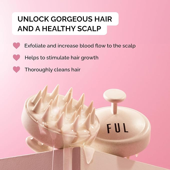 FUL Scalp Massager with Super Soft Silicone Brush - Image 2