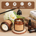12 Pack Candles for Home Scented, Scented Candles Gift Set for Women &Men - Image 3