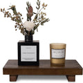 zoocatia Small Wood Tray Pedestal Stand Farmhouse Bathroom Decor Decorative by zoocatia
