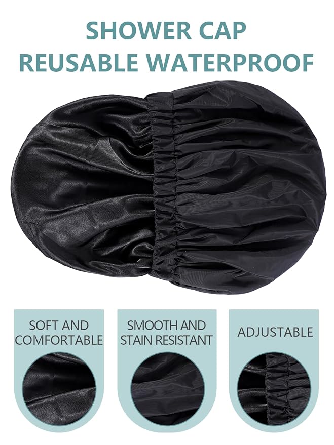 Years calm Reusable Waterproof Shower Caps - Image 4