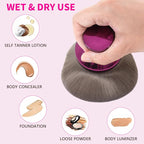 Super Large Body Kabuki Brush For Self Tanner, Leg Makeup, Bronzer Blend - Image 7