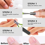Professional Cuticle Trimmer Nail Cuticle Cutter Stainless Steel Cuticle Nippers - Image 9