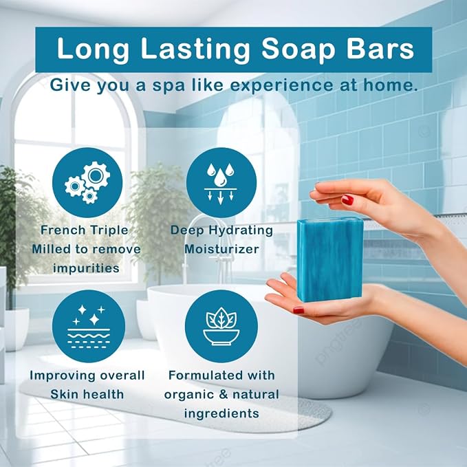 Simple Scents Australia Ocean Breeze Scented Natural Soap Bars, 3.5oz - Image 3