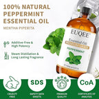 EUQEE Peppermint Essential Oil 118 ml Pure Peppermint Oil - Image 2