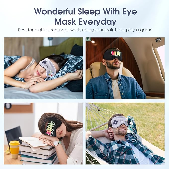 2 Pcs Sleep Mask for Kids Boys, Silk Eye Covers for Sleeping, Adjustable Strap - Image 7