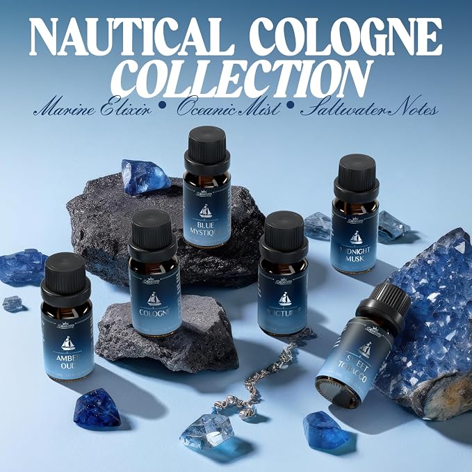SALUBRITO Cologne Fragrance Oils, Premium Essential Oil Set - Image 5