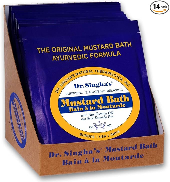 Dr. Singha's Mustard Bath, Therapeutic Bath Salts) by DrSinghas