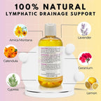 Lymphatic Massage Oil for Massage Therapy & Natural Lymphatic Drainage | - Image 2