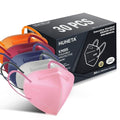 HUHETA KN95 Face Mask, 30 Pack Individually Wrapped, 5-Ply Breathable and by HUHETA