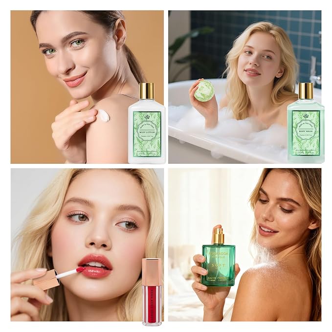 35 Pcs Mothers Day Gifts for Mom, Bath & Body Gift Basket for Women, Tea Tree - Image 5