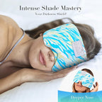 LC-dolida Sleep Mask with Bluetooth Headphones, Extra Large Silk Eye Mask - Image 2