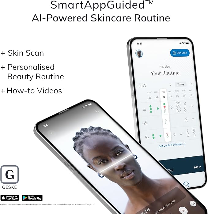 GESKE SmartAppGuided™ Facial Brush | 4 in 1 | Professional Facial Cleansing - Image 7