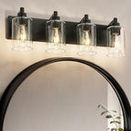 4-Light Bathroom Light Fixtures, Modern Vanity Lighting Fixtures Over Mirror - Image 2
