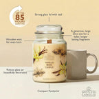 Candle Vanilla Bean 22oz with Wooden Wick in a Presentation Gift Box & - Image 4