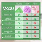 Modu Korean Exfoliating Mitts Large 10PCS – Exfoliating Gloves Body Scrubber - Image 4