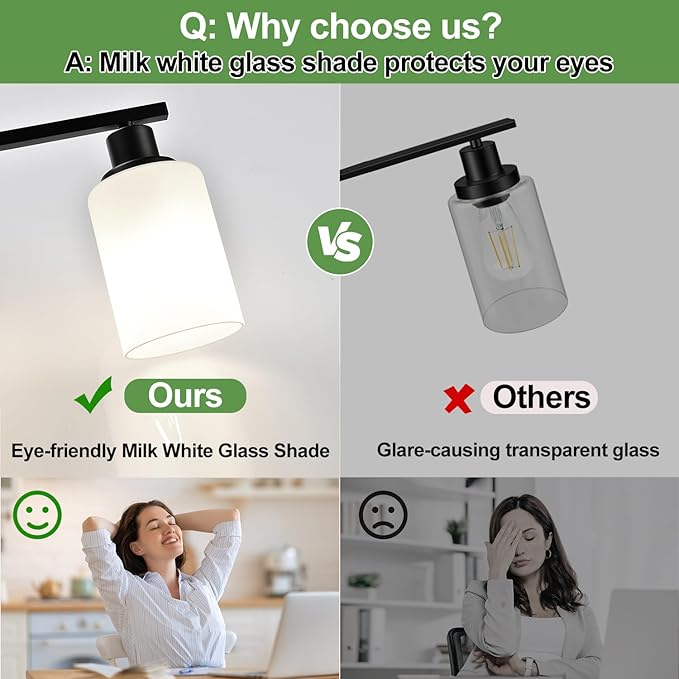 MOKATNG 4-Light Bathroom Light Fixtures, Vanity Light - Image 6