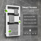 Towel Warmer with Timer for Bathroom, Heated Towel Rack Wall Mounted, Electric - Image 3