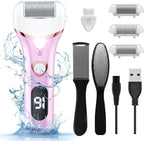 Electric Foot Callus Remover, Rechargeable Portable Electronic Foot File by Geopu