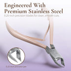 Professional Cuticle Cutter & Pusher Trimmer Manicure Tools - Image 2