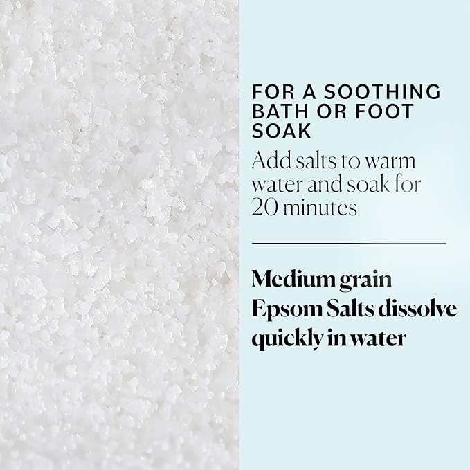Sky Organics - Epsom Salt Bath Soak, 5 lbs - Magnesium Sulfate USP - 100% Pure - Image 3