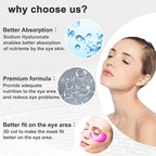 Permotary 30 Pairs Gel Collagen Eye Pads, Crystal Collagen Under Eye Mask - Image 6