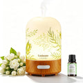 Essential Oil Diffuser, Hand Blown Glass Aromatherapy Diffuser, Ultrasonic Cool by Fashome