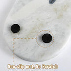 Koville African Natural Marble Decorative Tray, Catchall Tray - Image 4