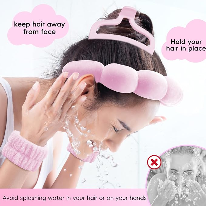 my novel things Spa Headband for Washing Face, Cute Skincare Headband and - Image 3