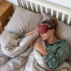 ZIMASILK Adjustable 22 Momme 100% Mulberry Silk Sleep Mask, Upgraded 3D - Image 7