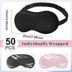 Newcotte 50 Pcs Silk Sleep Eye Mask - Image 2