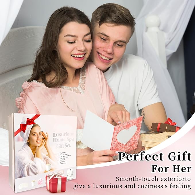 my novel things Birthday Gifts for Women, Bathrobe Set, Spa Robe and Slippers - Image 7
