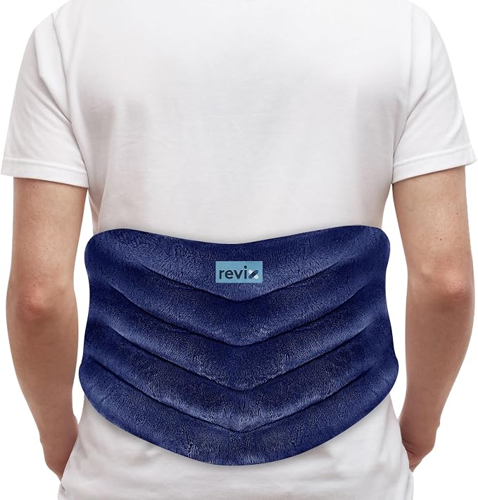REVIX Microwavable Heating Pad for Back, Extra Large Microwave Heating Wrap for by Feelbetterlivebetter