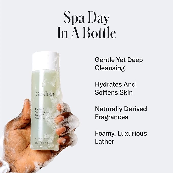 Geologie Big Sur Fresh Eucalyptus Superclean Body Wash | Deep Cleansing Fresh - Image 2