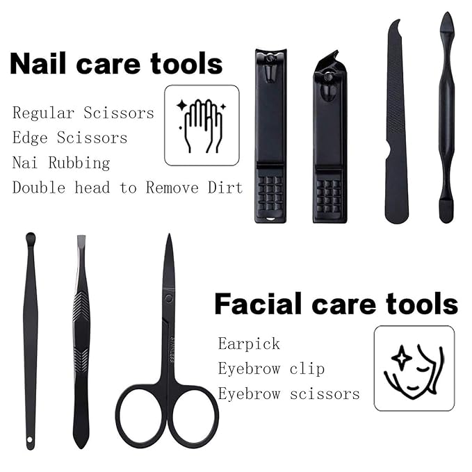 Manicure Set Pedicure Kit Womens Nail Clippers Set 32 in 1 Professional - Image 5