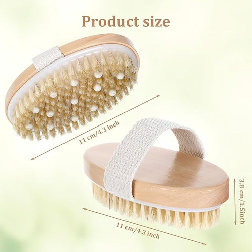 10 Pcs Dry Brushes for Body Dry Brushing Body Brush Exfoliating Brush - Image 2